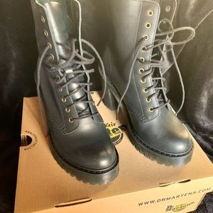 Dr. Marten Kendra Leather Heeled Boots